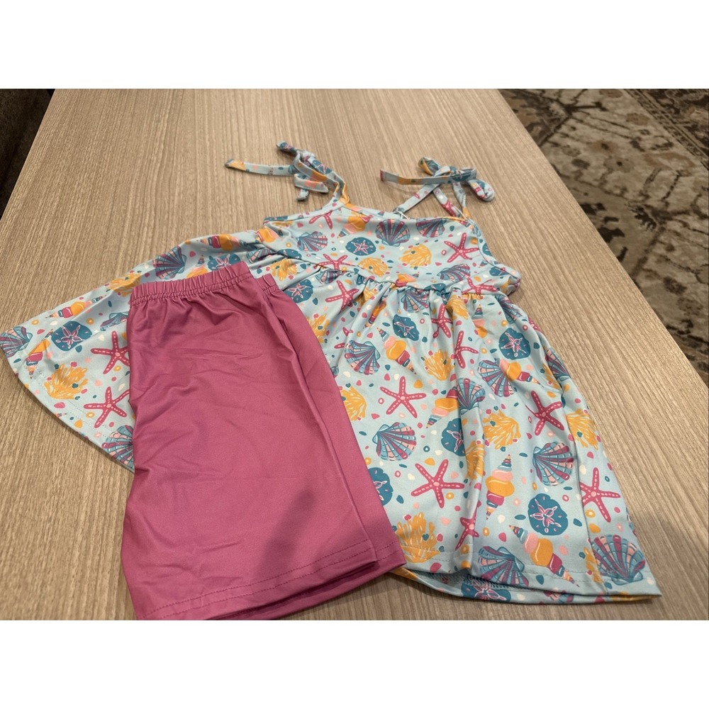 Pete + Lucy Neon Tide 2 Piece Set Size 5